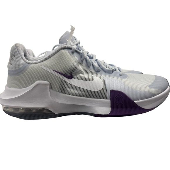 Nike Air Max Impact Basketball Shoes Purple‎ White Athletic Sneakers 14